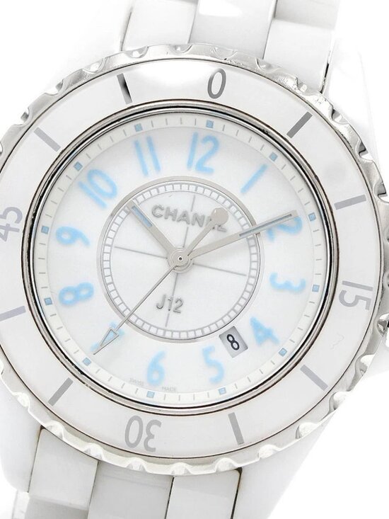 CHANEL J12 H3826 Blue light limited 2000 white Dial Quartz Ladies Watch_957573 main image 6